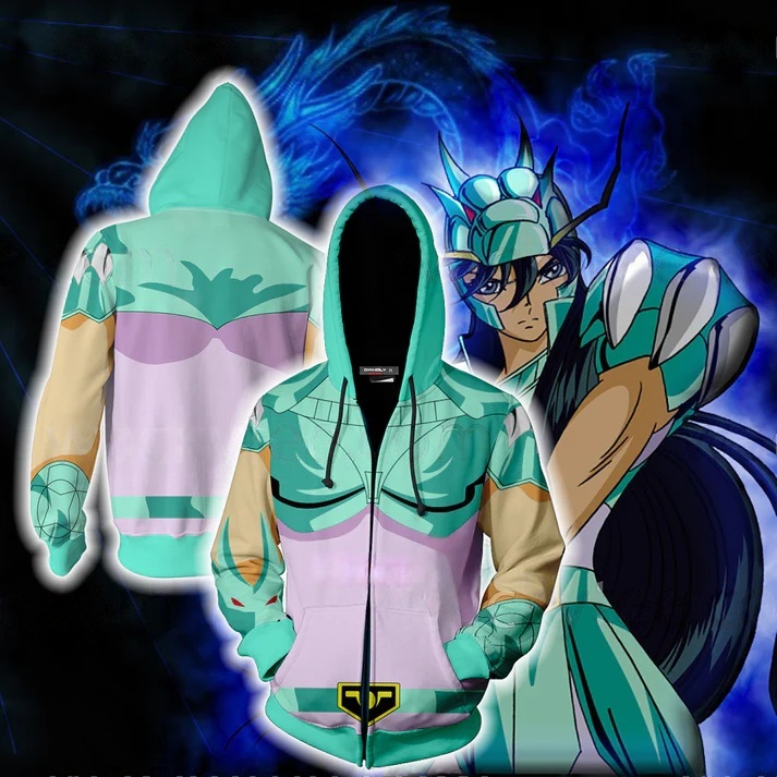 Anime Cosplay Thick - Anime Saint Seiya Felpe con stampa