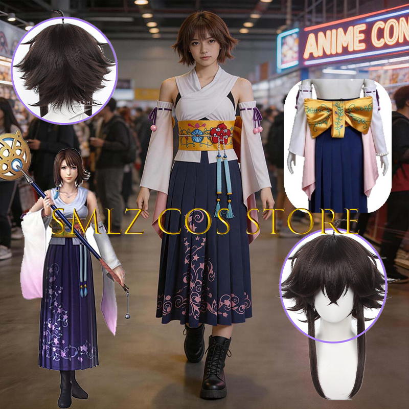 Anime Cosplay Clothes - Costume Cosplay Smlz FFX Yuna Anime