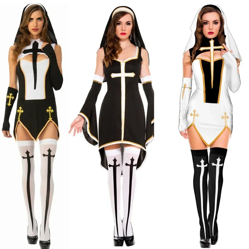 Anime Cosplay Nun - Costume da Suora Sexy 2026 per