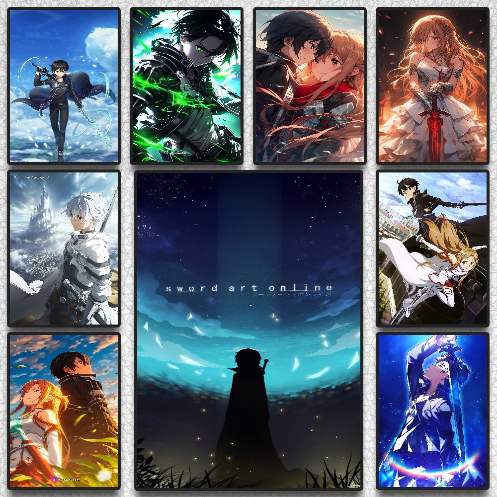 Sword Art Online Cape - Poster da parete Anime Sword Art