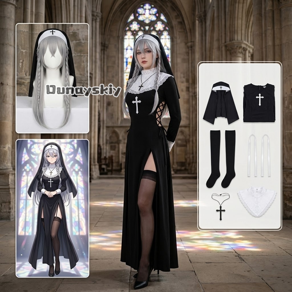 KS*06 Costume Originale da Suo - Anime Cosplay Nun recensione e prezzo