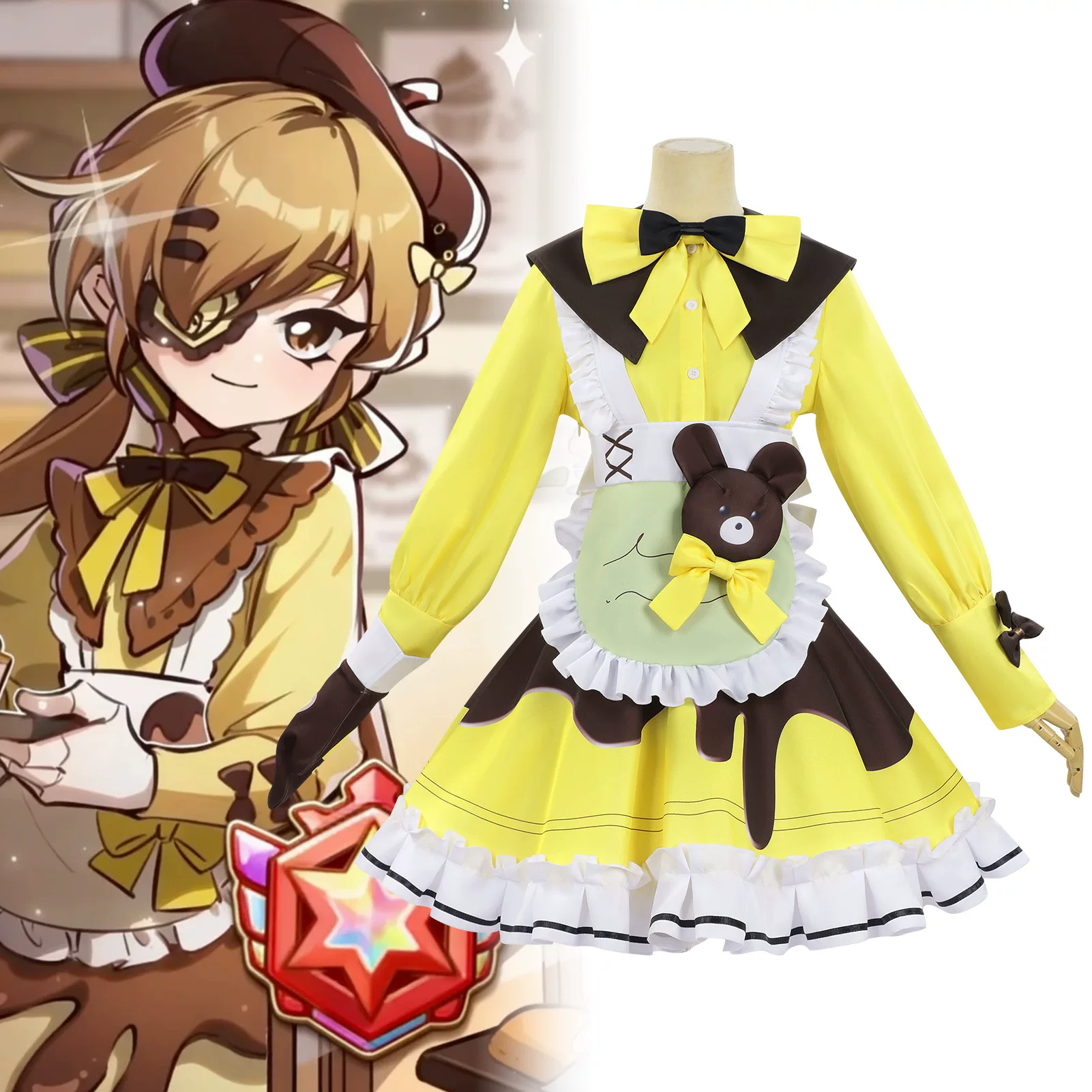 Costume Cosplay Eggy Party Sca - Anime Cosplay Kid recensione e prezzo
