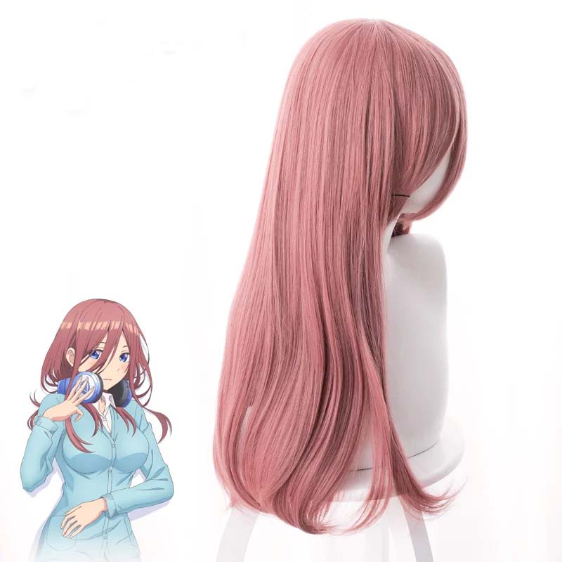 Parrucca cosplay rosa scuro da - Quintuplets Anime Cosplay recensione e prezzo